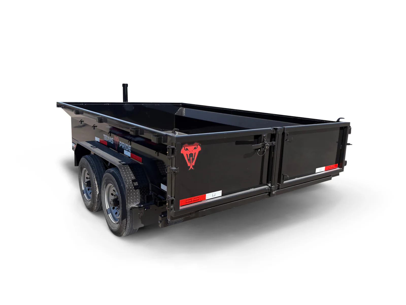 7'x12'x2' - 14K GVWR - Bumper Pull Telescopic Dump Trailer - Image 3