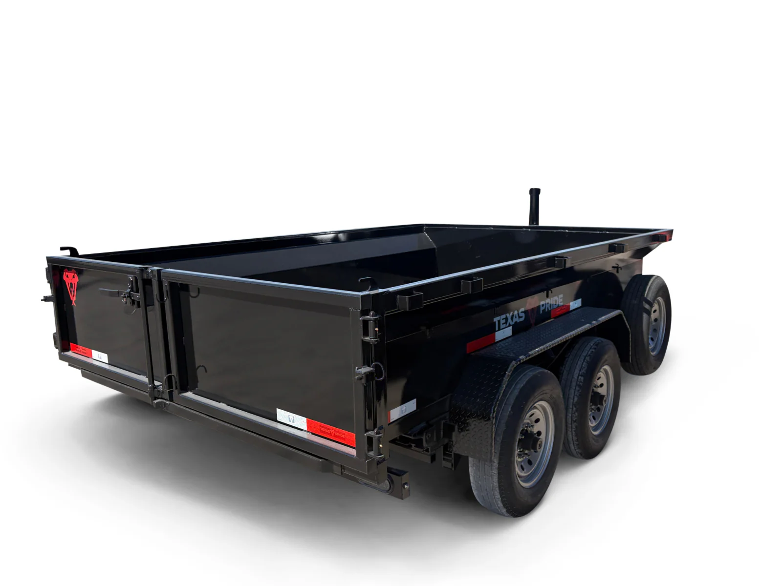 7'x12'x2' - 14K GVWR - Bumper Pull Telescopic Dump Trailer - Image 4
