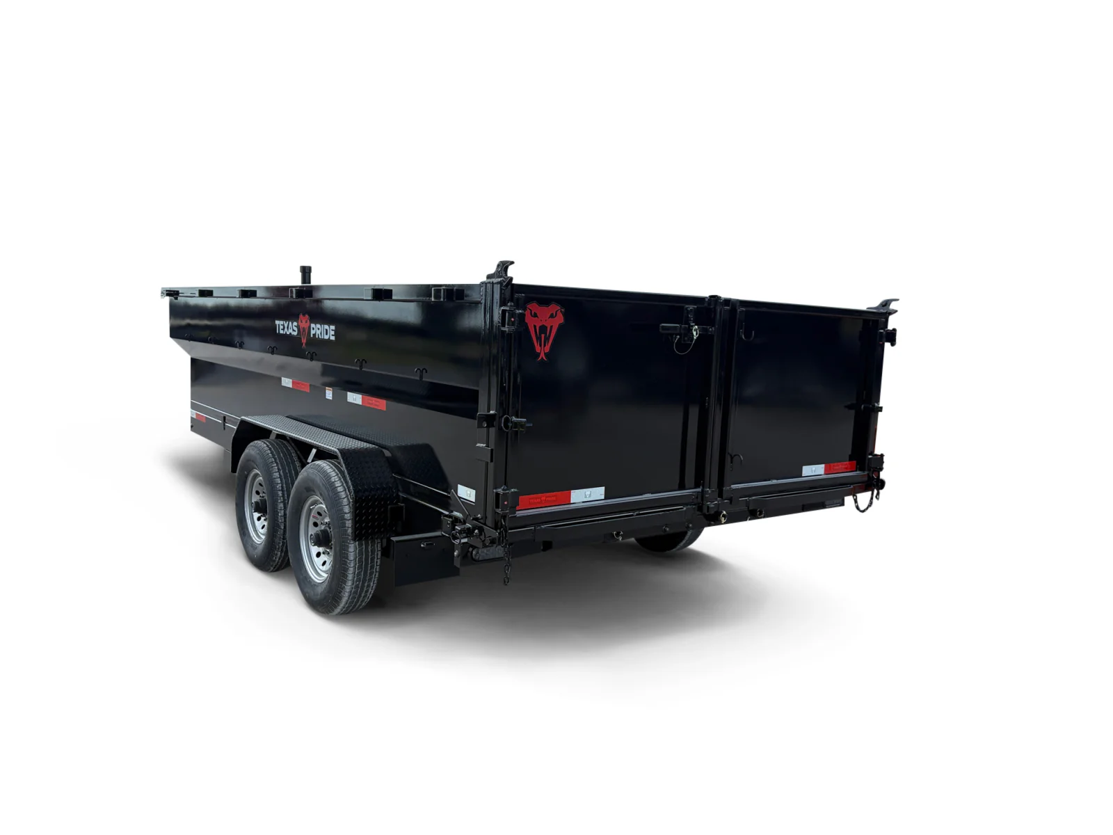 7'x16'x3' - 16K GVWR - Bumper Pull Telescopic Dump Trailer - Image 3