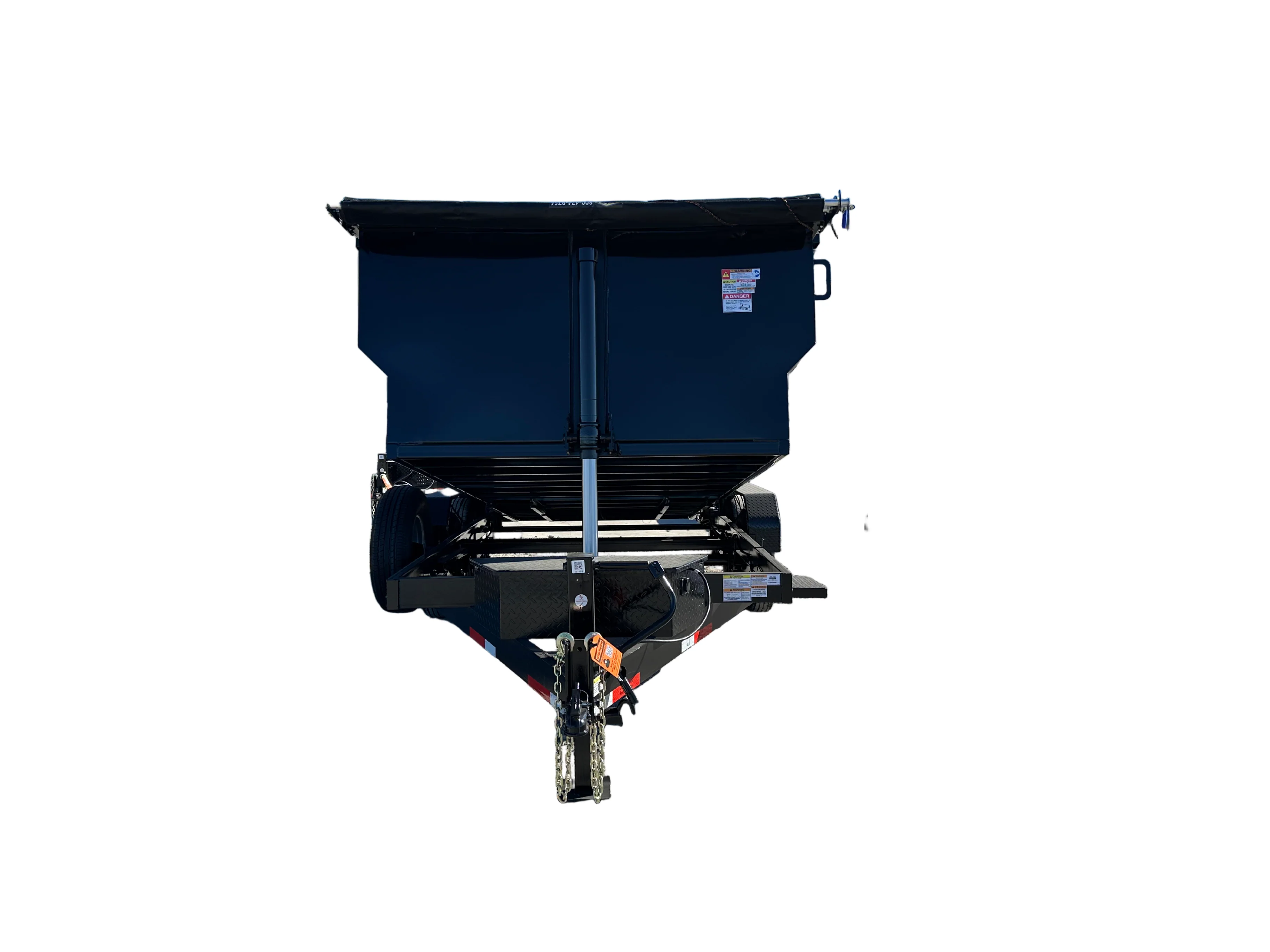 7'x16'x4' - 16K GVWR - Bumper Pull Telescopic Dump Trailer - Image 3